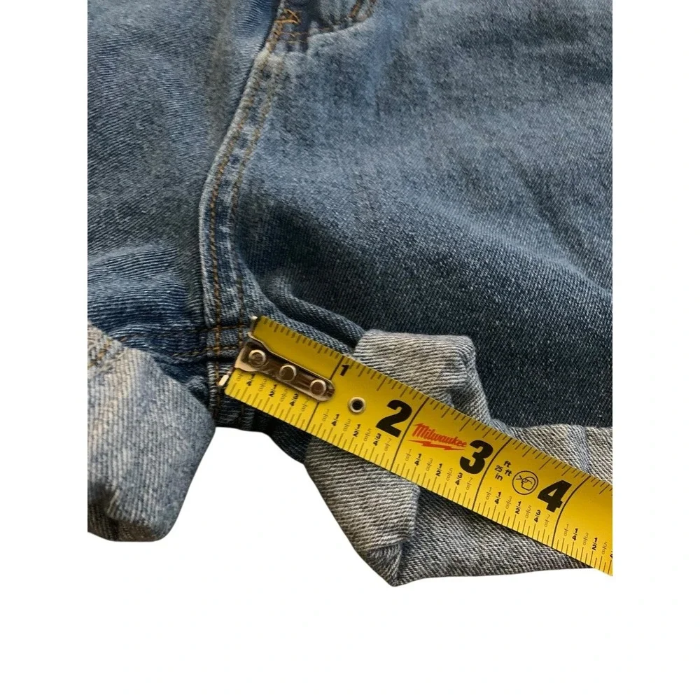 Princess Polly Denim Shorts‎ Women Size 6 Blue Colorblock Pastel Retro Kidcore
